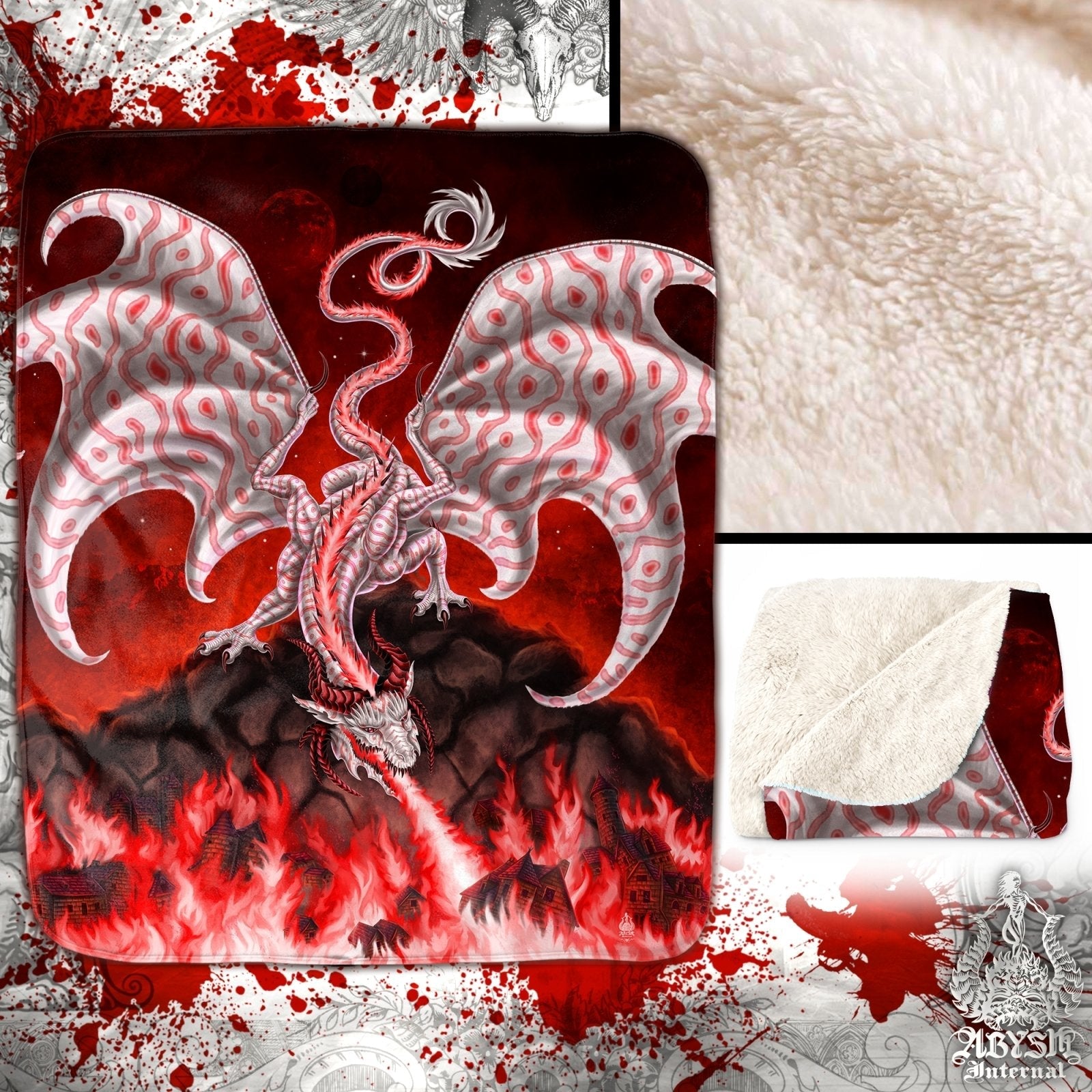 Dragon discount fleece blanket