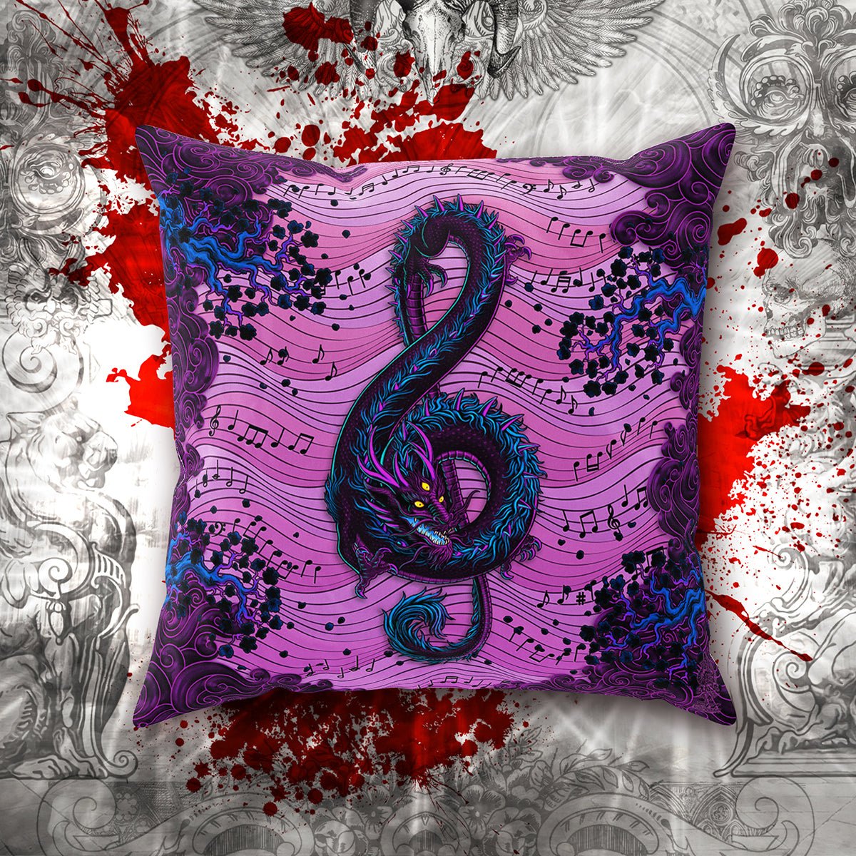 Pastel Goth Gothicc Pillow Cushion – Aesthetics Boutique