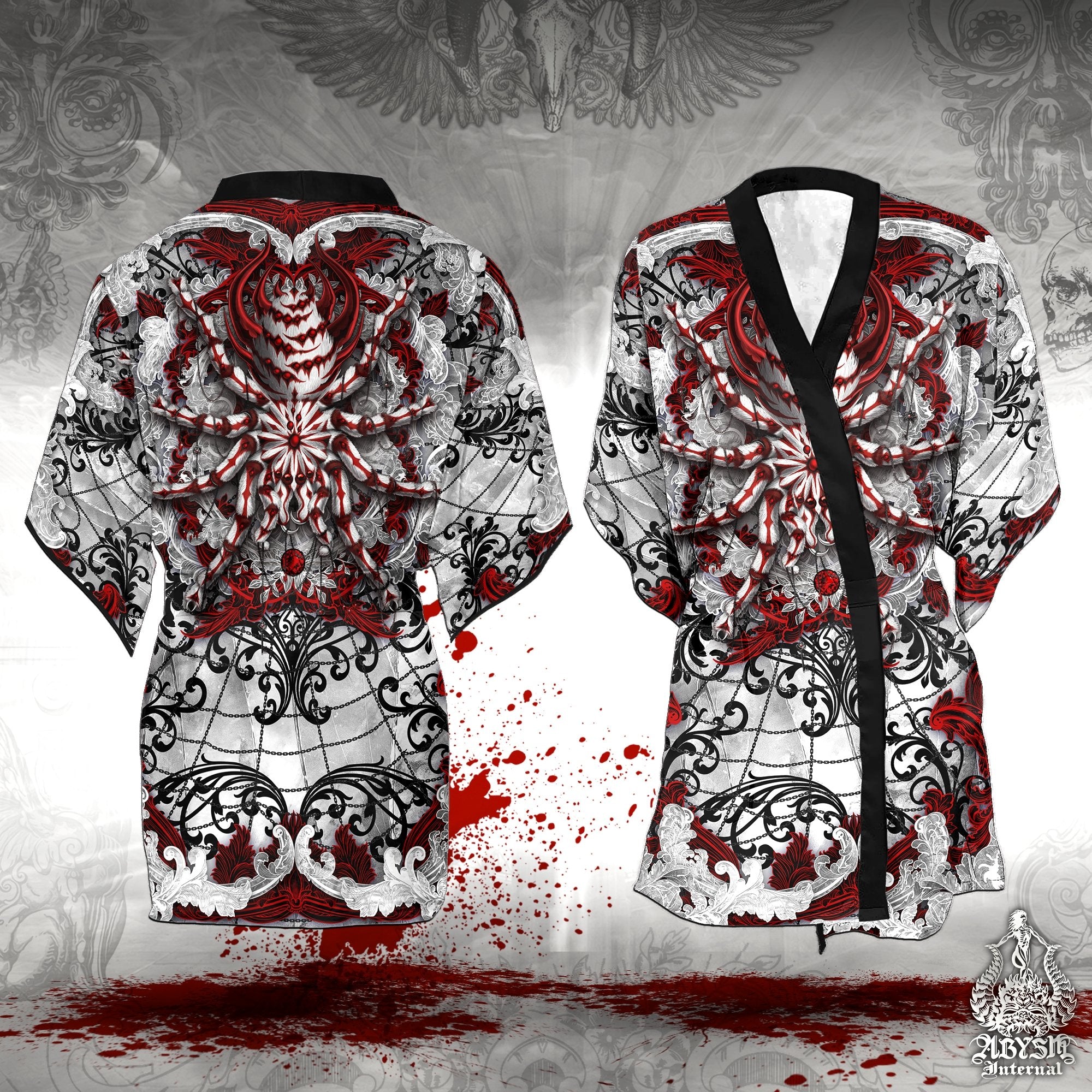 Kimono Cover Up, Unisex Kimono Jacket Robe
