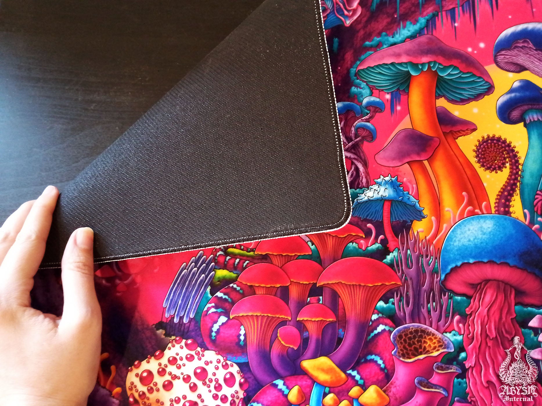 Abysm Internal - Vibrant Gaming Mouse Pad & Desk Mats, Fantasy Art Prints