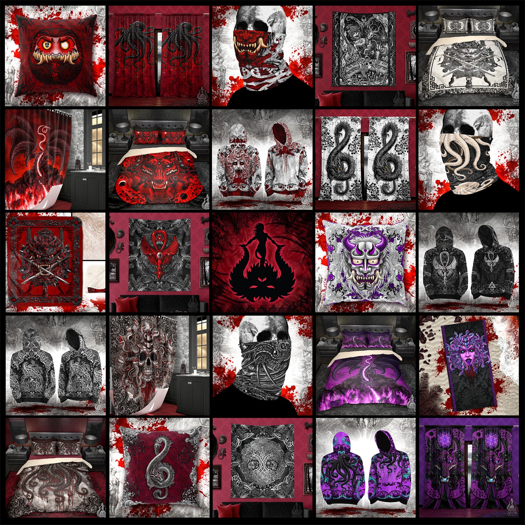 リリス | Abysm Internalによるダーク ファンタジー アート プリント