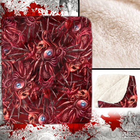 Not My Blood store Type Fleece Blanket