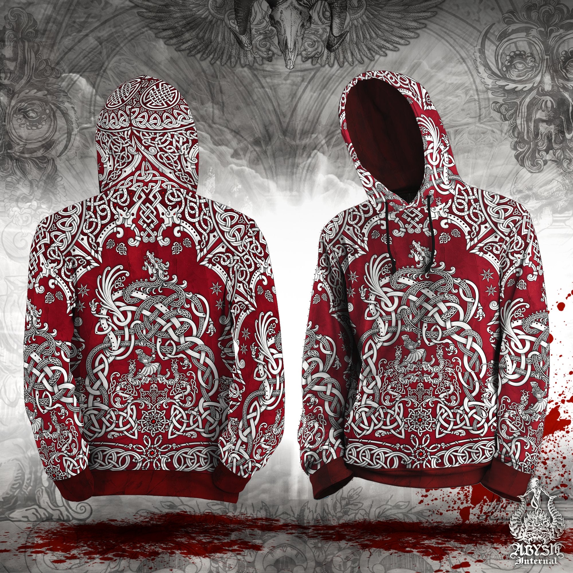 Viking style hoodie sale