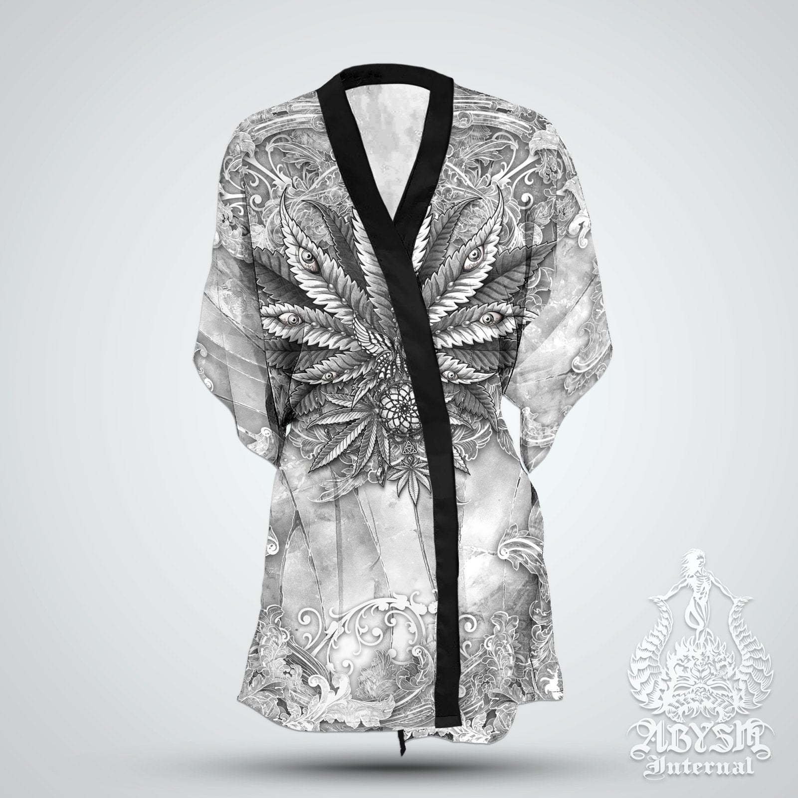 Store Weed 420 smoker Long Sleeve Kimono Robe