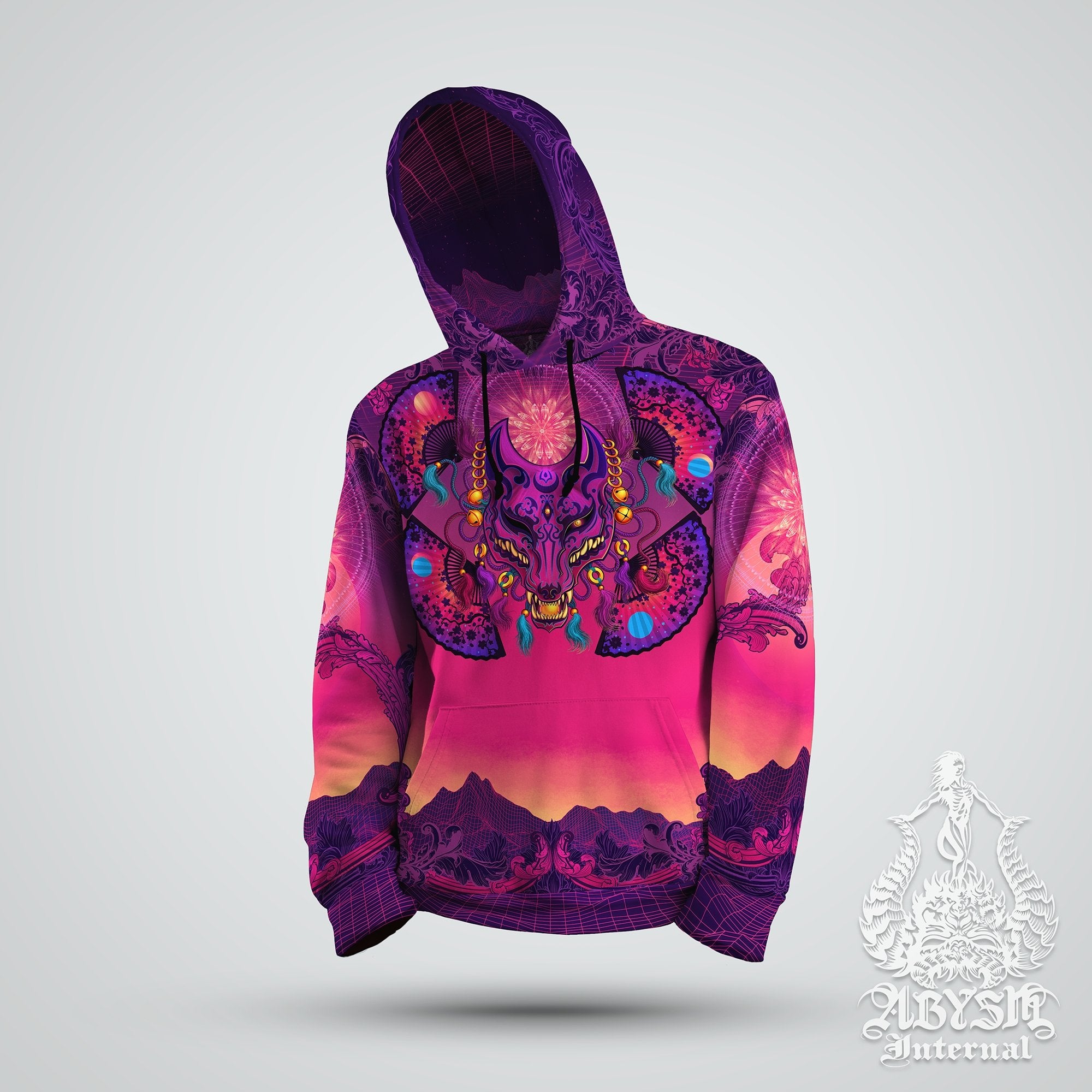 Anime shop vaporwave hoodie