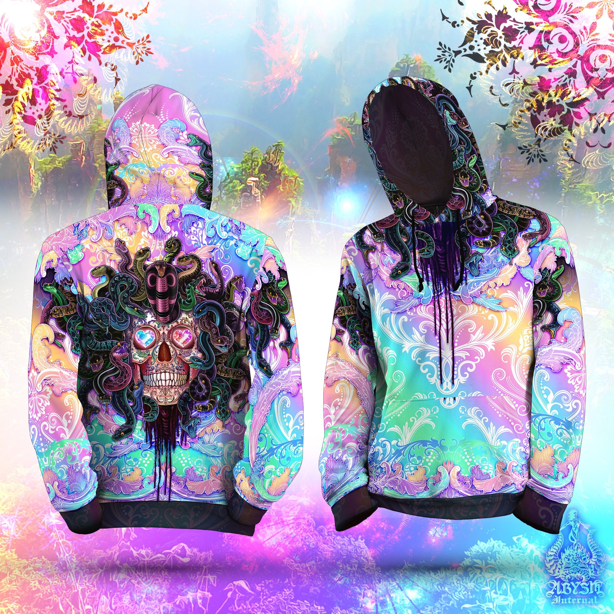 Rainbow hoodie online pastel