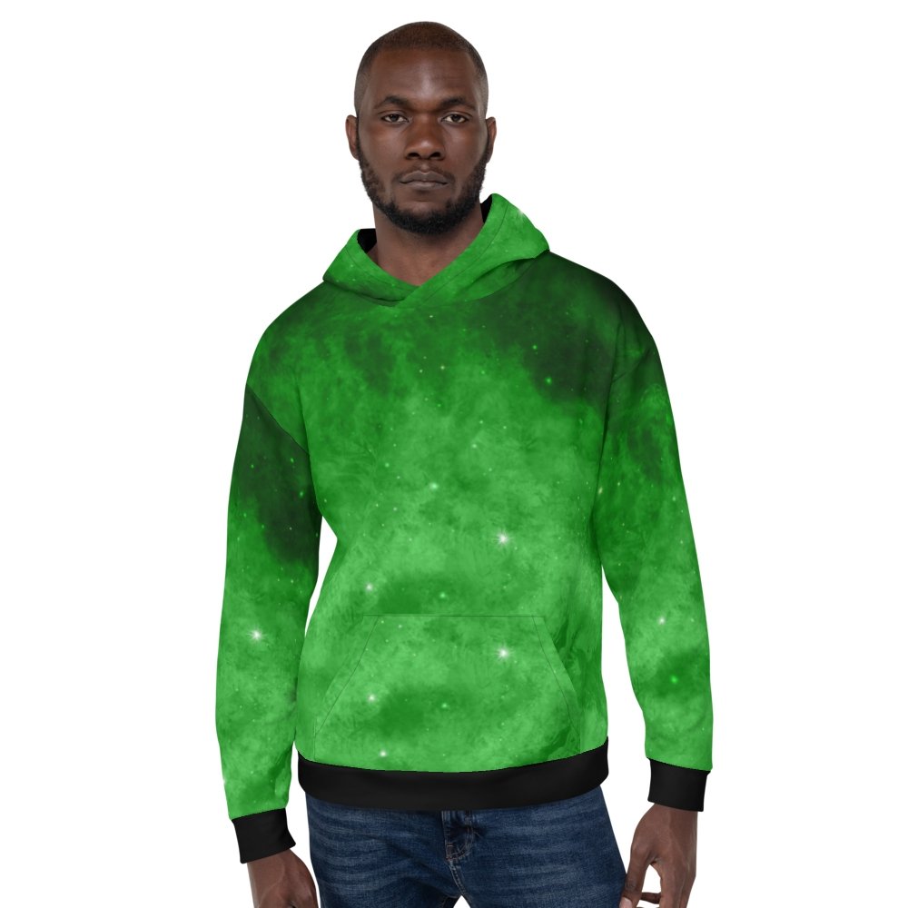 Green on sale galaxy hoodie