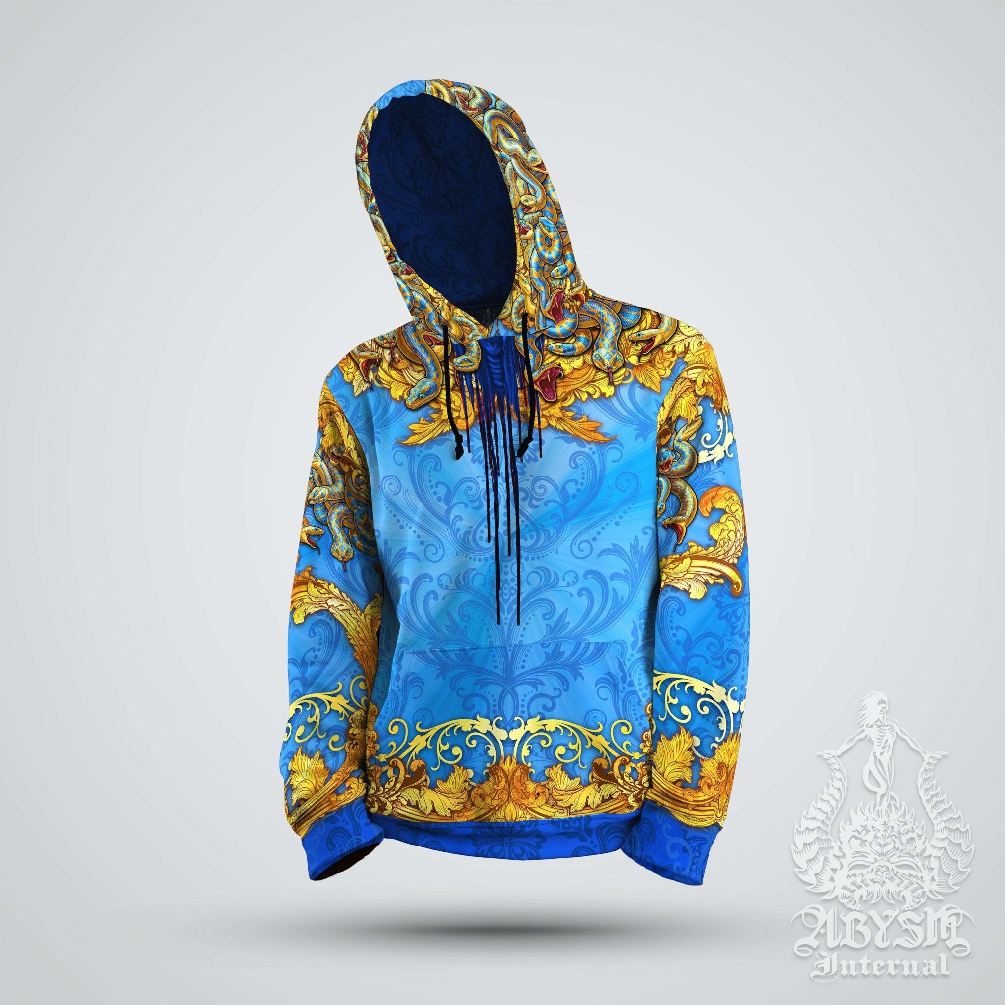 Graphic Hoodie, Turquoise, Suede, Ombre, Circles Unisex Hoodie, Man, Woman, Art discount Style Hoodie, Art Wear, Festival Clothing, Unisex Clothing