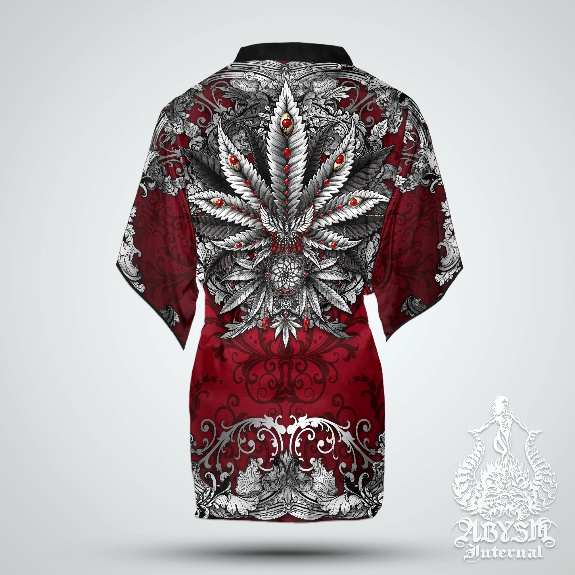 Weed 420 smoker Long high quality Sleeve Kimono Robe